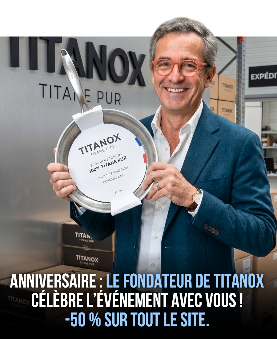 Anniversaire — le fondateur de TITANOX célèbre l'événement avec vous